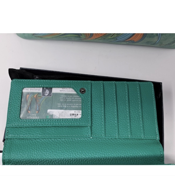 Maxine Noel Friends Amis Faux Leather Art Shoulder Bag And Wallet - Picture 10 of 13